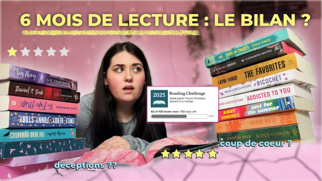 J’ai lu tout ça en 6 MOIS… et j’ai des choses à dire🫣💘