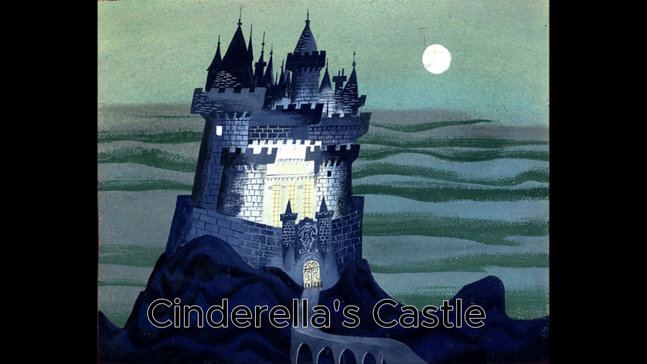 Disney Cinderella's Castle Art TV Screen &ndash; Mary Blair calming 25 minute look at a concept art piece