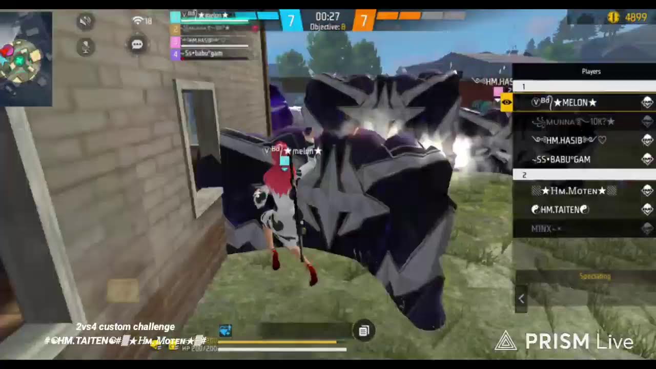 Live streaming of Moten Gaming