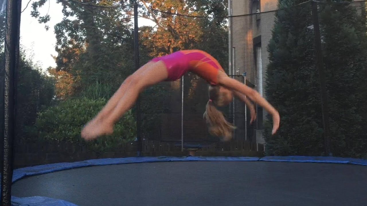 Flick Flack lernen back handspring Tutorial  gymnastic Trampolin turnen by Haley 💗 Haley's Turnwelt
