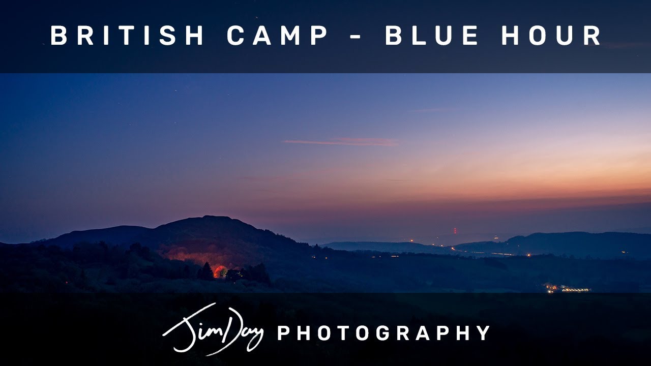 British Camp in the Blue Hour &ndash; Malvern Hills Nightscape Photography