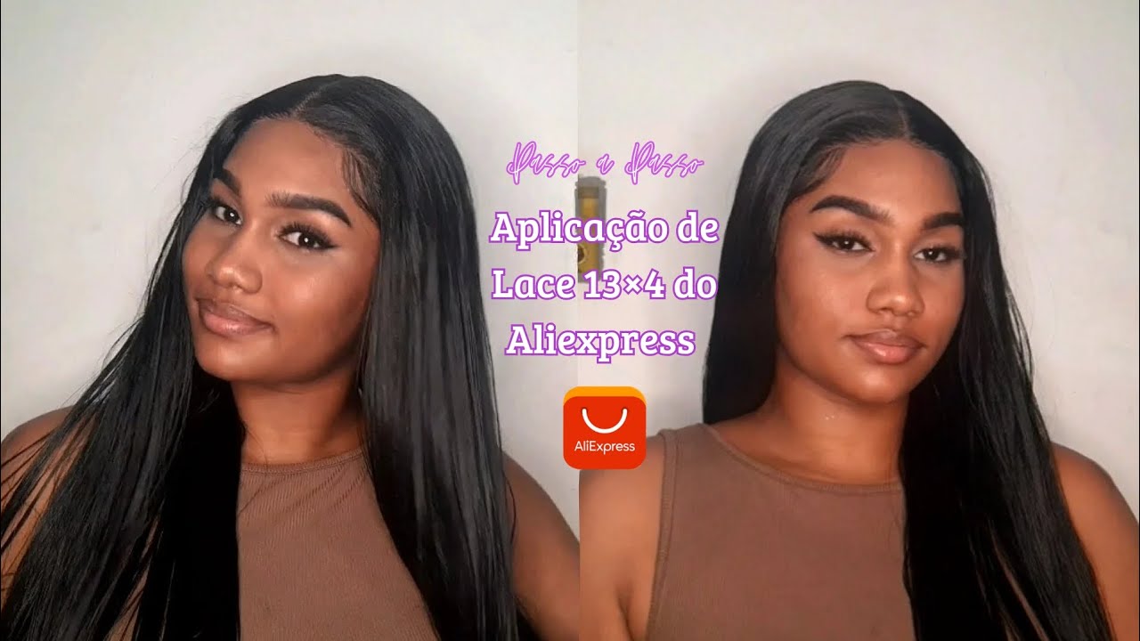 Aplicação de Lace 13×4 do Aliexpress! A melhor Lace que já comprei!!