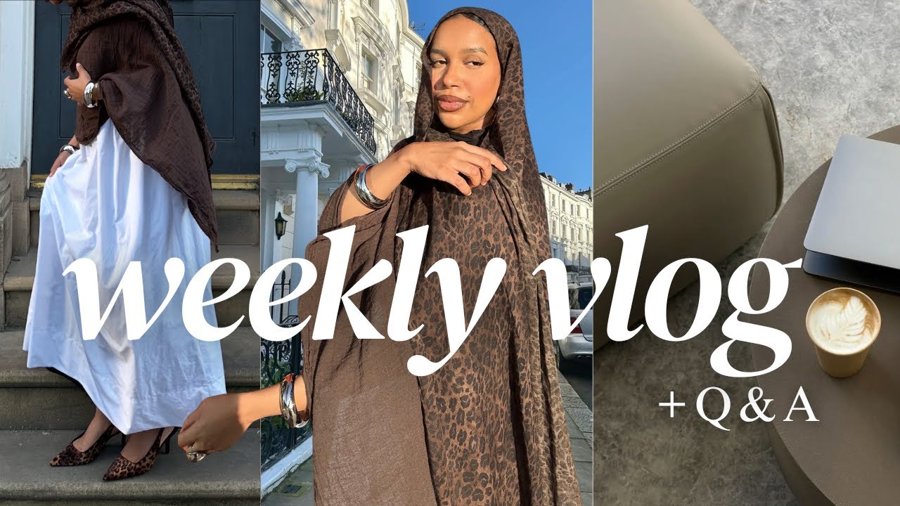 Weekly Vlog + Q&A ♡ | productive mornings, girls day, events, solo dates & more