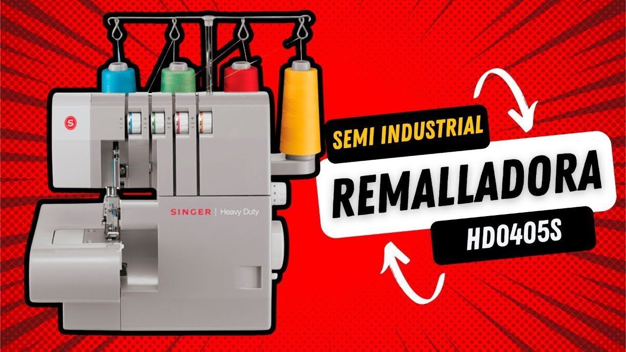 🔴 Remalladoras S0105 y HD0405c - Taller Exclusivo SINGER 17/02/26