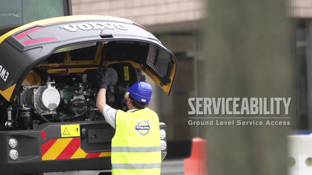 Volvo EW60E Compact excavator promotional video