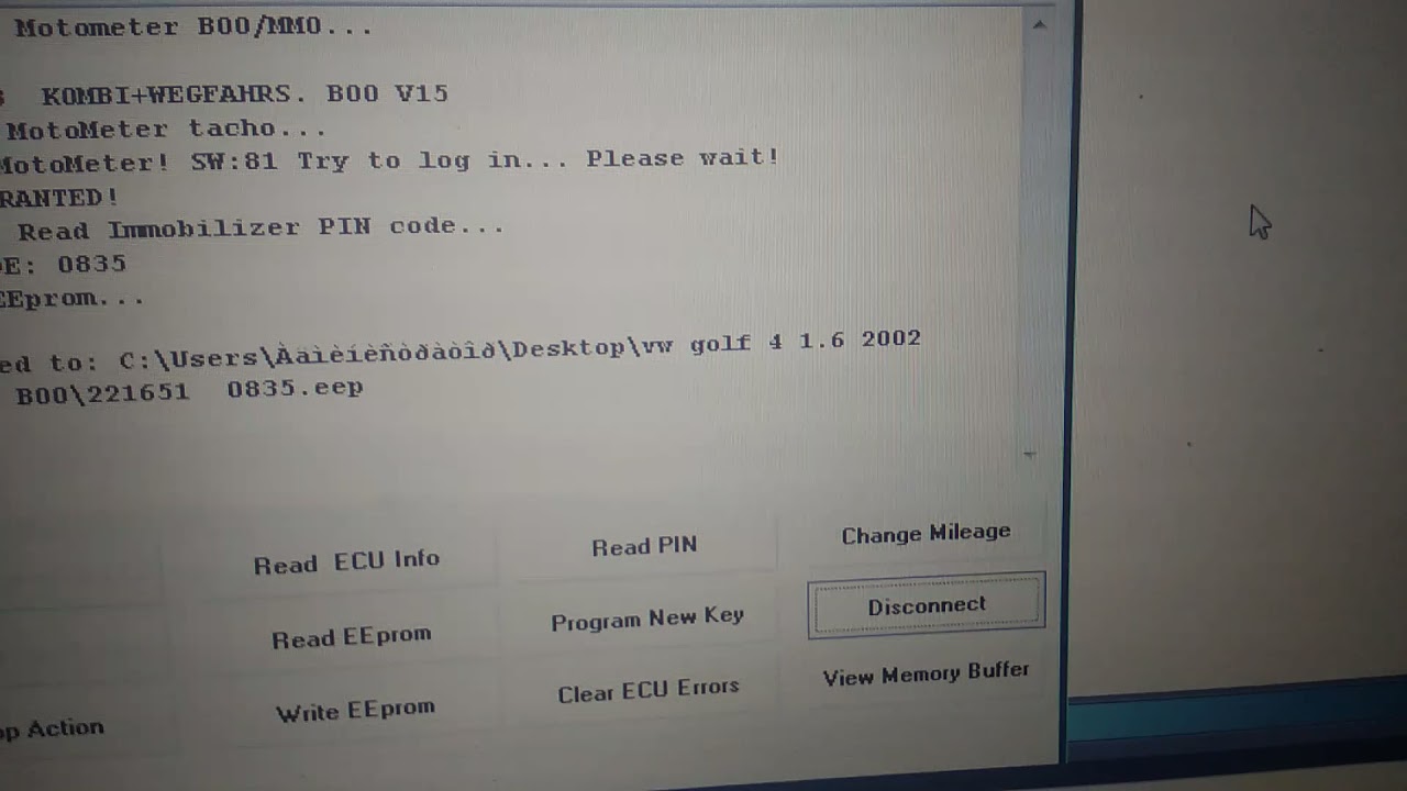 Motometer B00  GOLF IV 2000