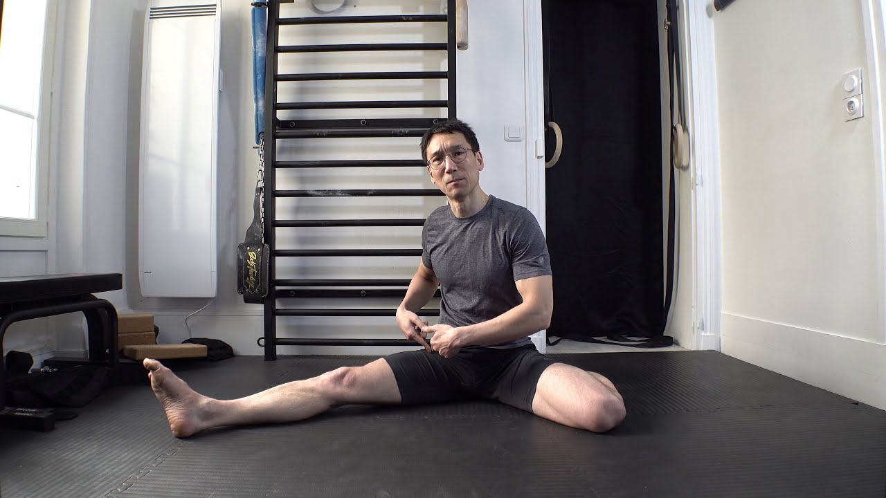 Routine de souplesse et mobilité pour sportifs basée sur la position du sauteur de haie