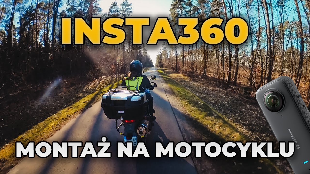 Testuję sposoby montażu kamerki Insta360 na motocyklu DL650