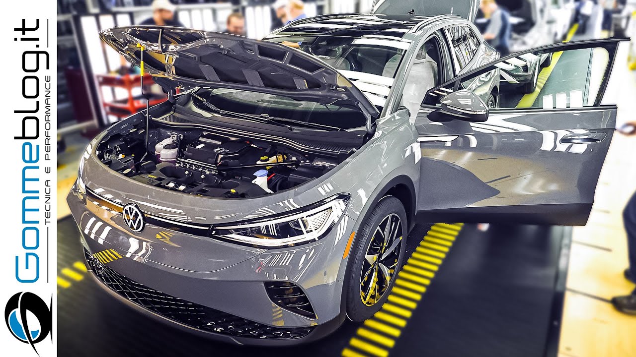 2023 Volkswagen ID.4 PRODUCTION  🇺🇸 American VW Car Factory in Chattanooga, Tennessee