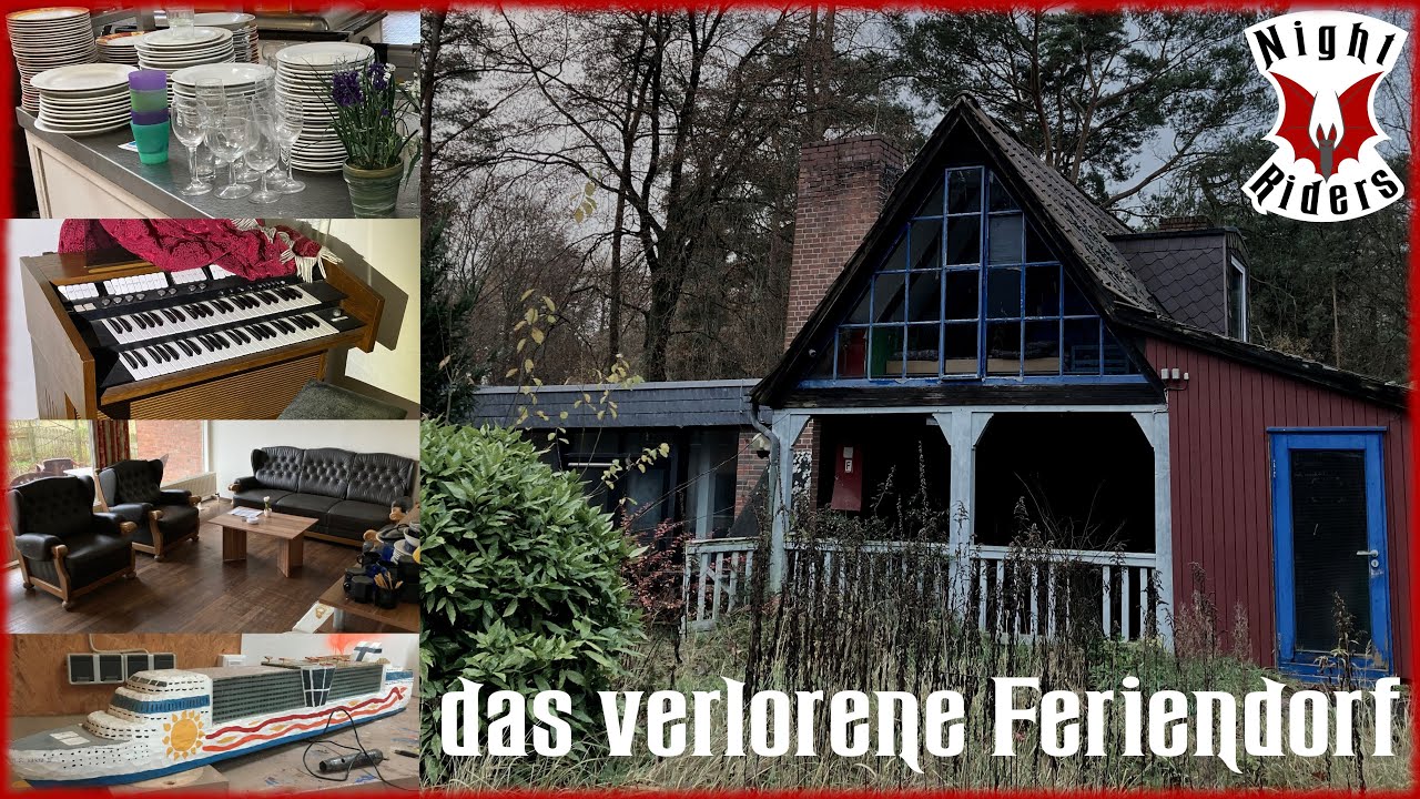 das verlorene Feriendorf: als sei es gestern verlassen worden - Night Riders Urbex