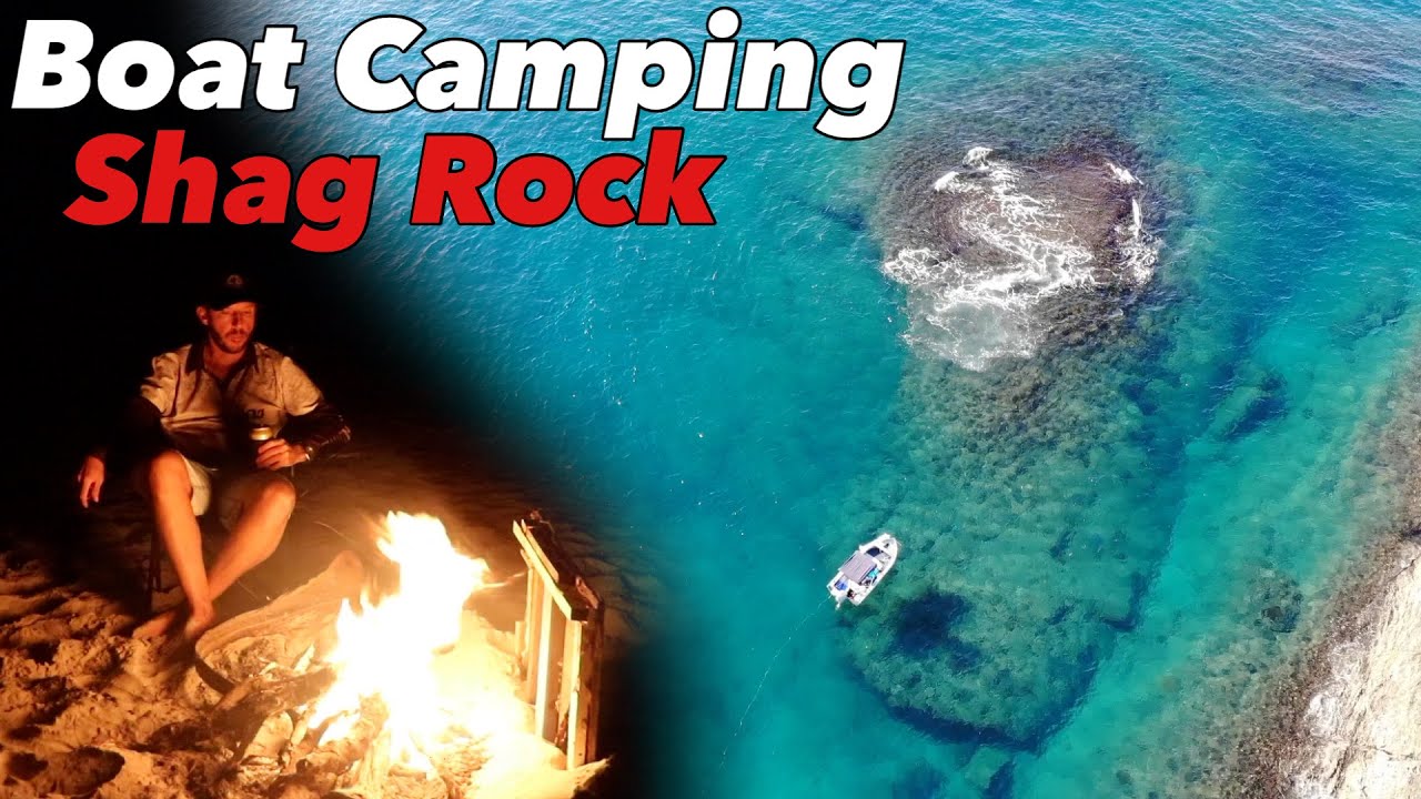 Overnight Tinny camping adventure to Shag Rock - North Stradbroke Island