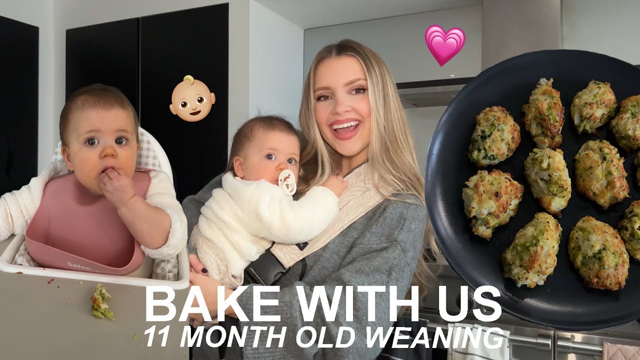 BAKE WITH US!👩🏼‍🍳WEANING WITH 11 MONTH OLD LUNA | ANNIEMADGETT