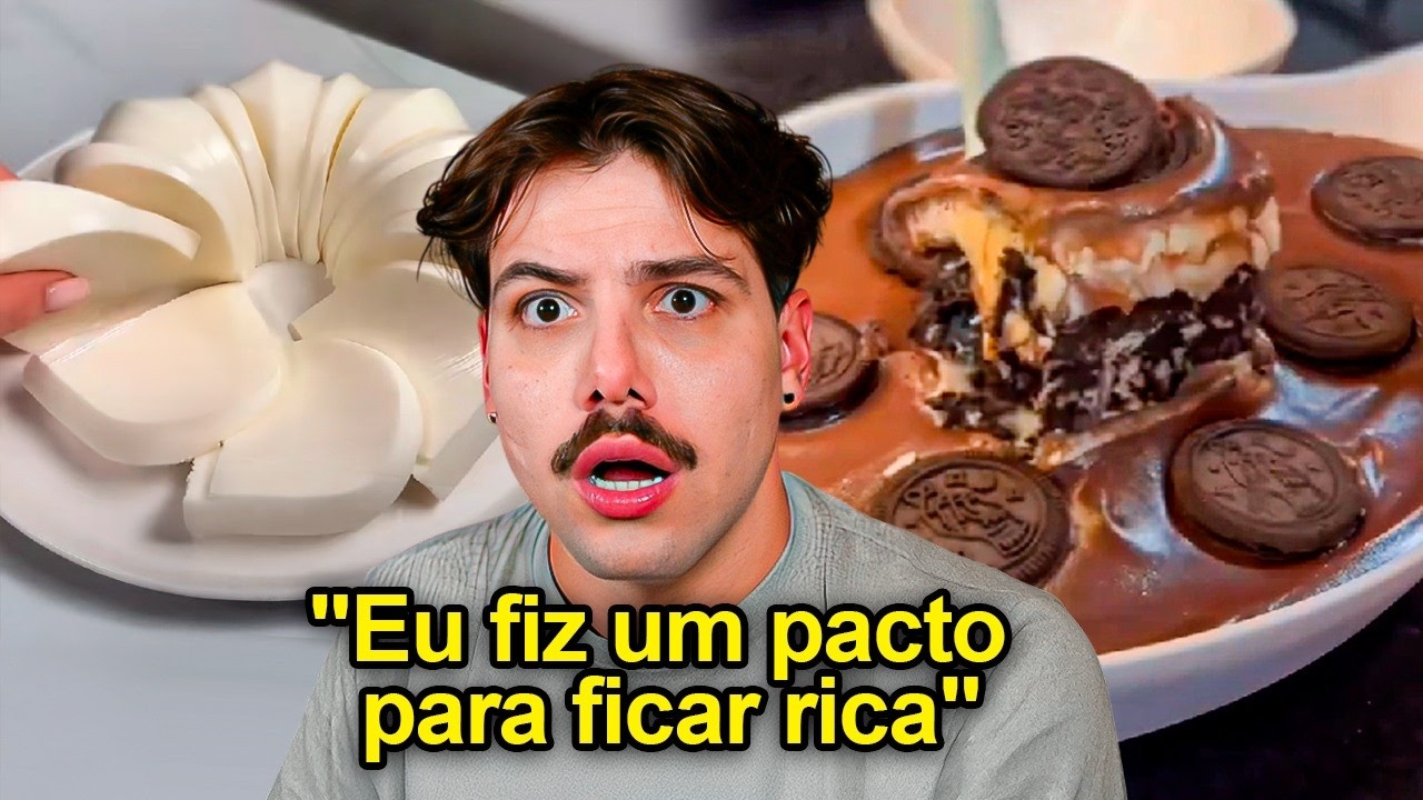 As Temiveis Histórias do TikTok com vídeos de comida de fundo