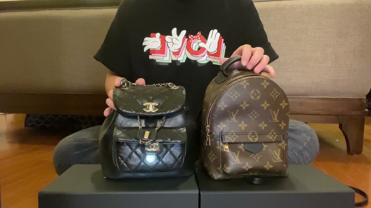 LV小书包&Chanel Duma背包对比测评 | LV Palm Springs Mini vs. Chanel Duma Backpack