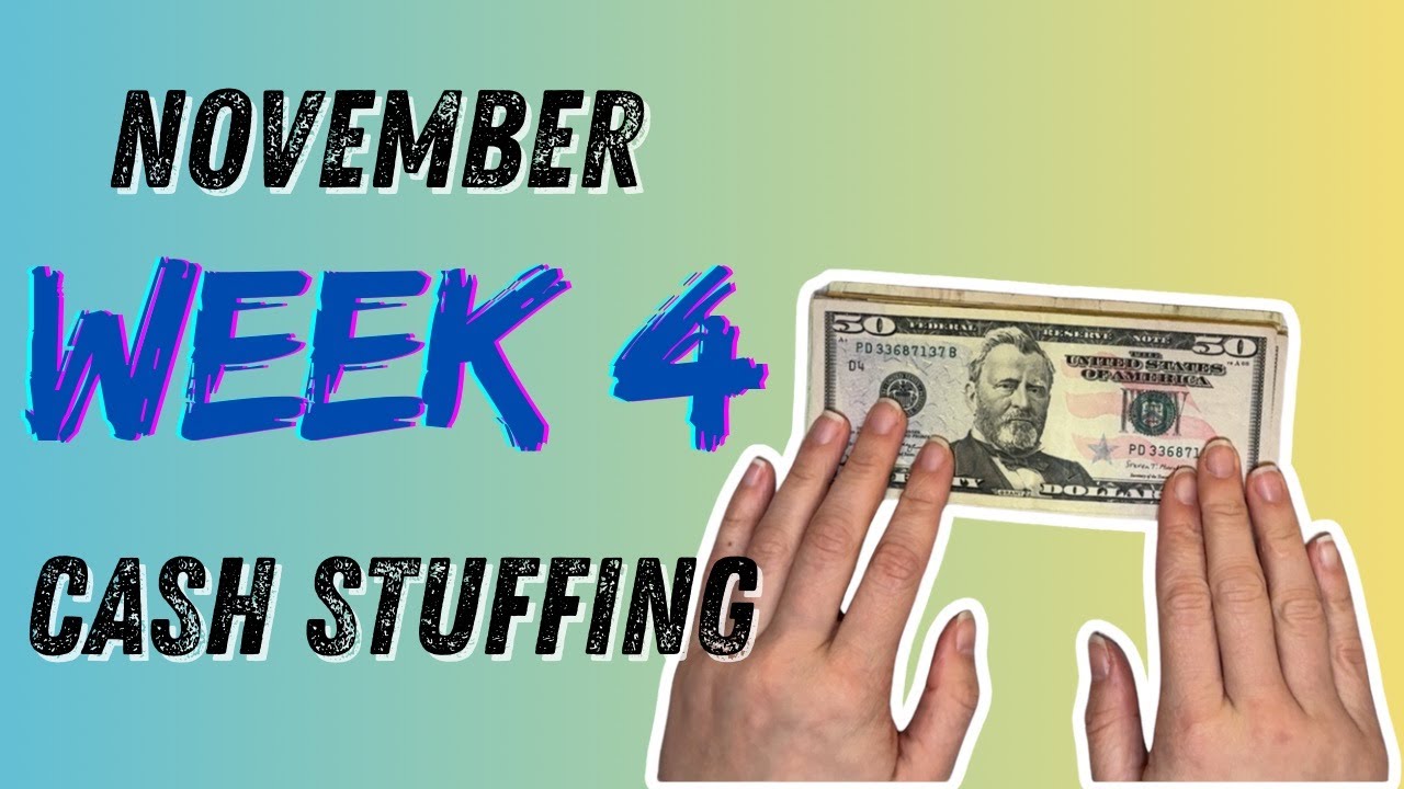 November Week 4 Cash Stuffing l Happy Thanksgiving!