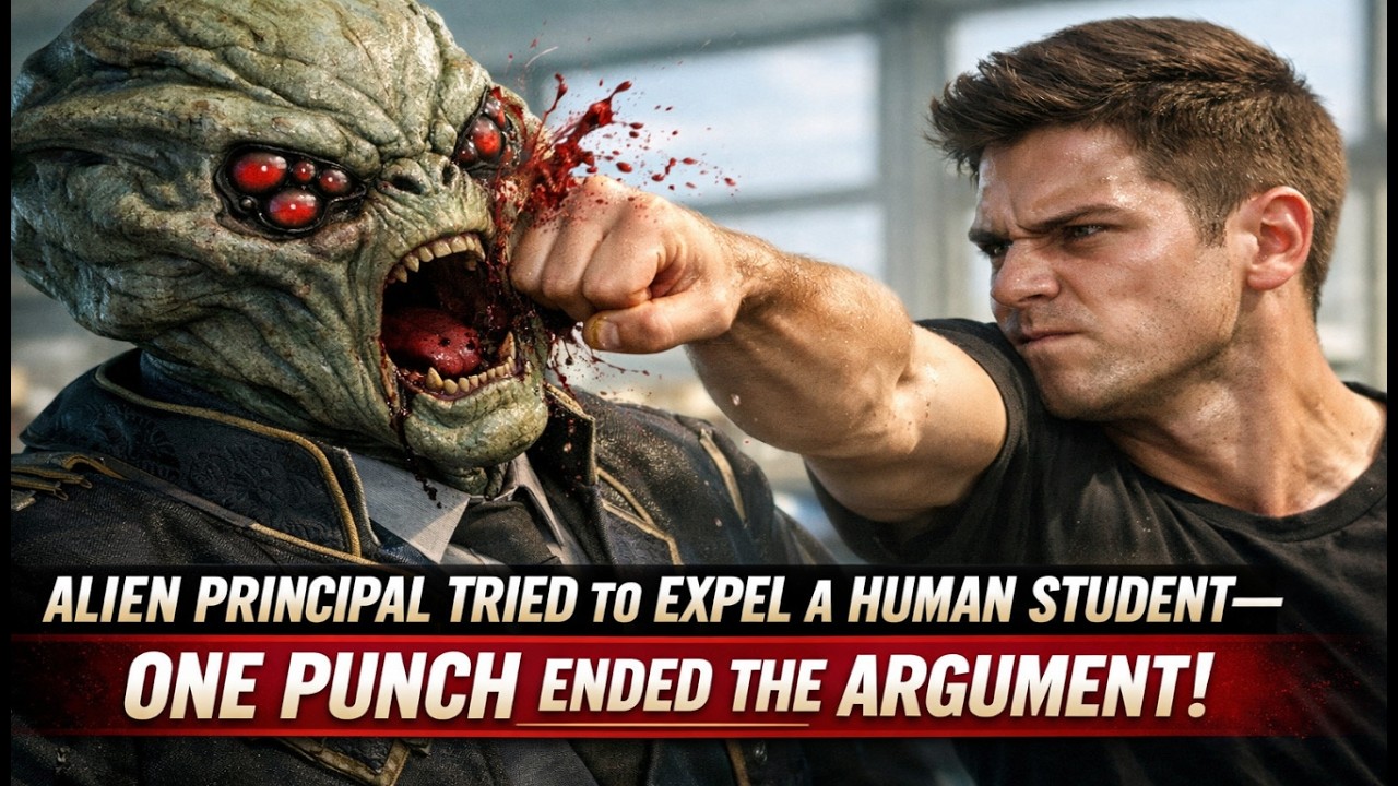Alien Principal Tried to Expel a Human Student — One Punch Ended the Argument | HFY Sci-Fi