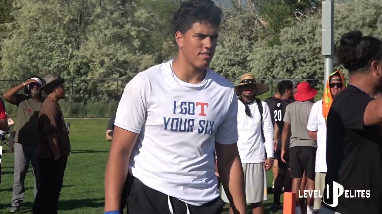 5-Star Offensive Tackle | Spencer Fano | Pull Up Lineman Tournament (2021)