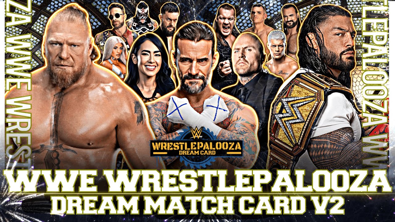 WWE Wrestlepalooza 2026 Dream Card v2 (Фантастическое планирование)