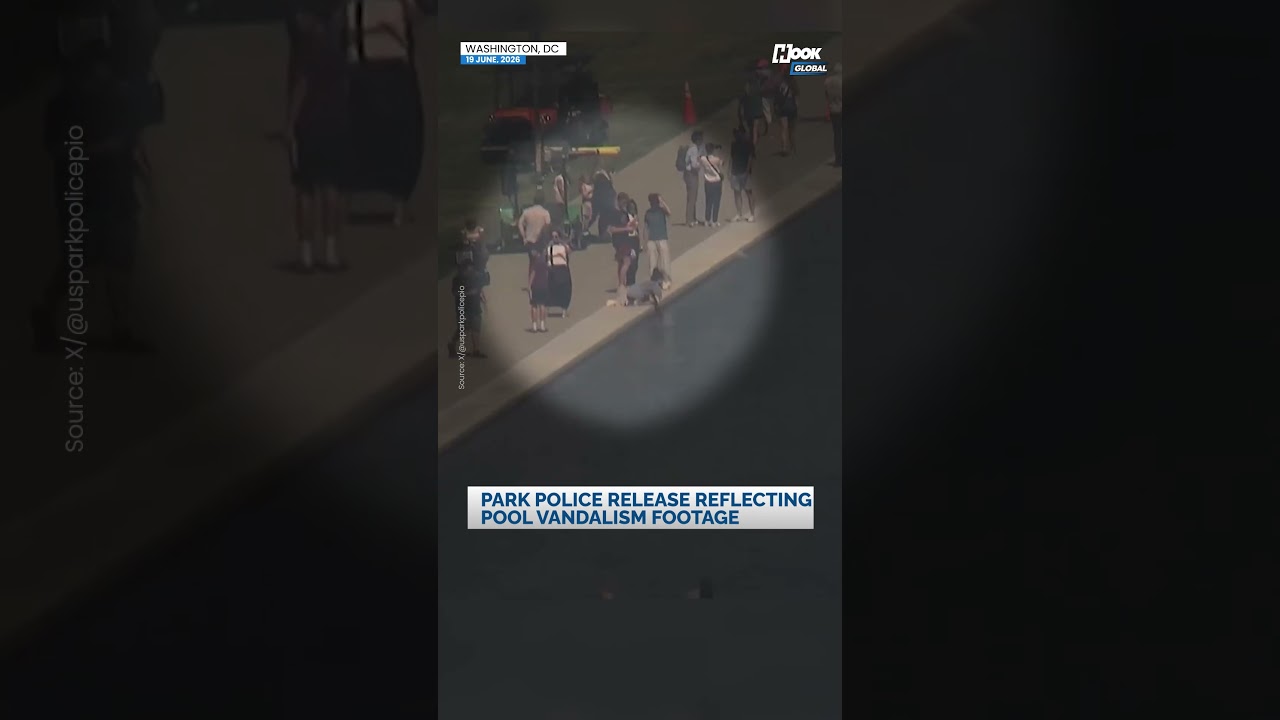 US Park Police seek to ID suspect in Reflecting Pool vandalism
