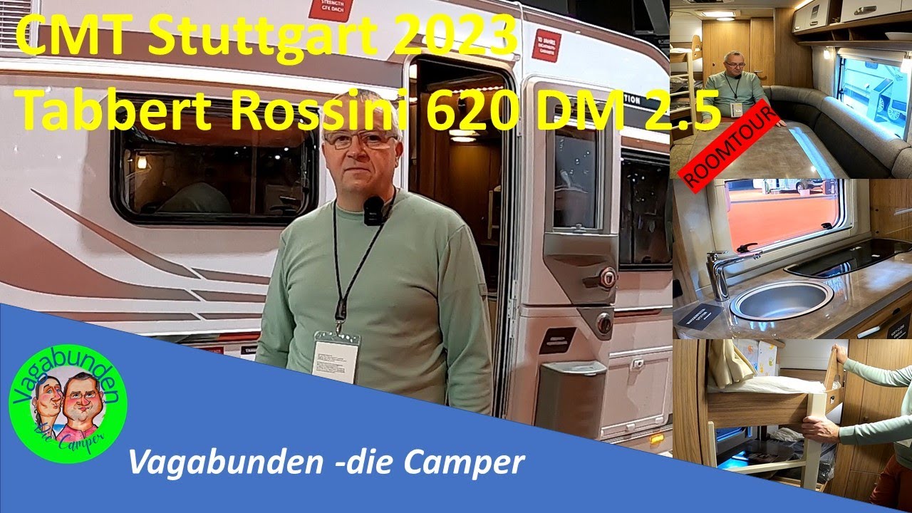 CMT Stuttgart 2023 - Tabbert Rossini 620 DM 2.5 - Turbo Roomtour Ein Tabbert zum verlieben!