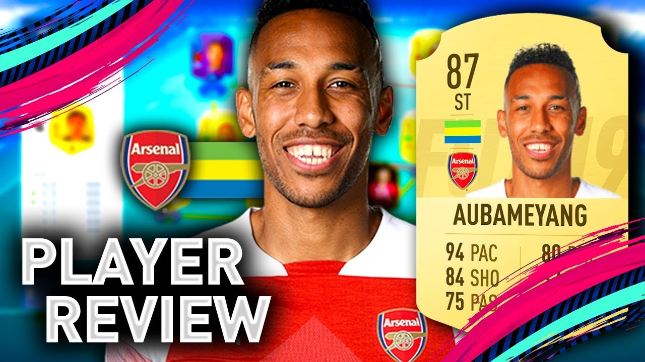 FIFA 19 AUBAMEYANG PLAYER REVIEW | 87 AUBAMEYANG | FIFA 19 ULTIMATE TEAM