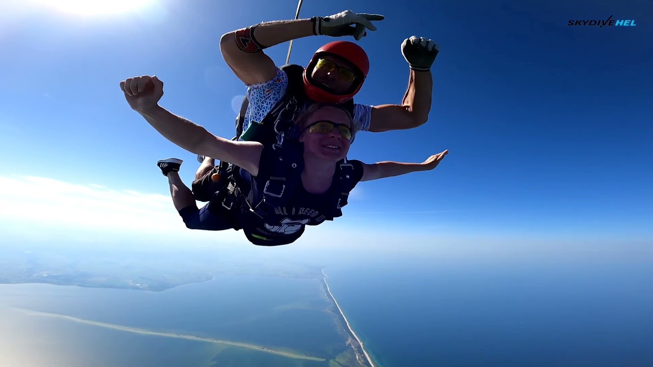 Mój pierwszy skok ze spadochronem, 21.06.2021r. Jastarnia #SkydiveHel #Jastarnia #tandem