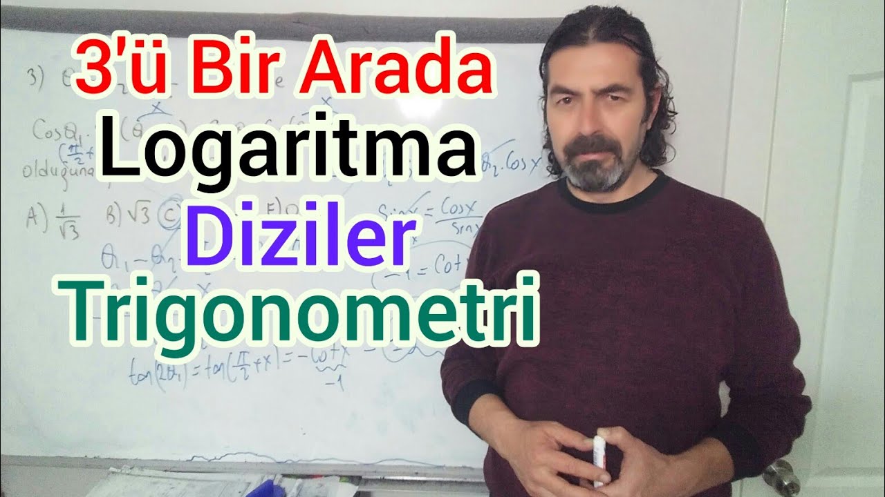 Eksiklerinizi Görün / 3'ü Bir Arada / Logaritma-Diziler-Trigonometri #2023ayt