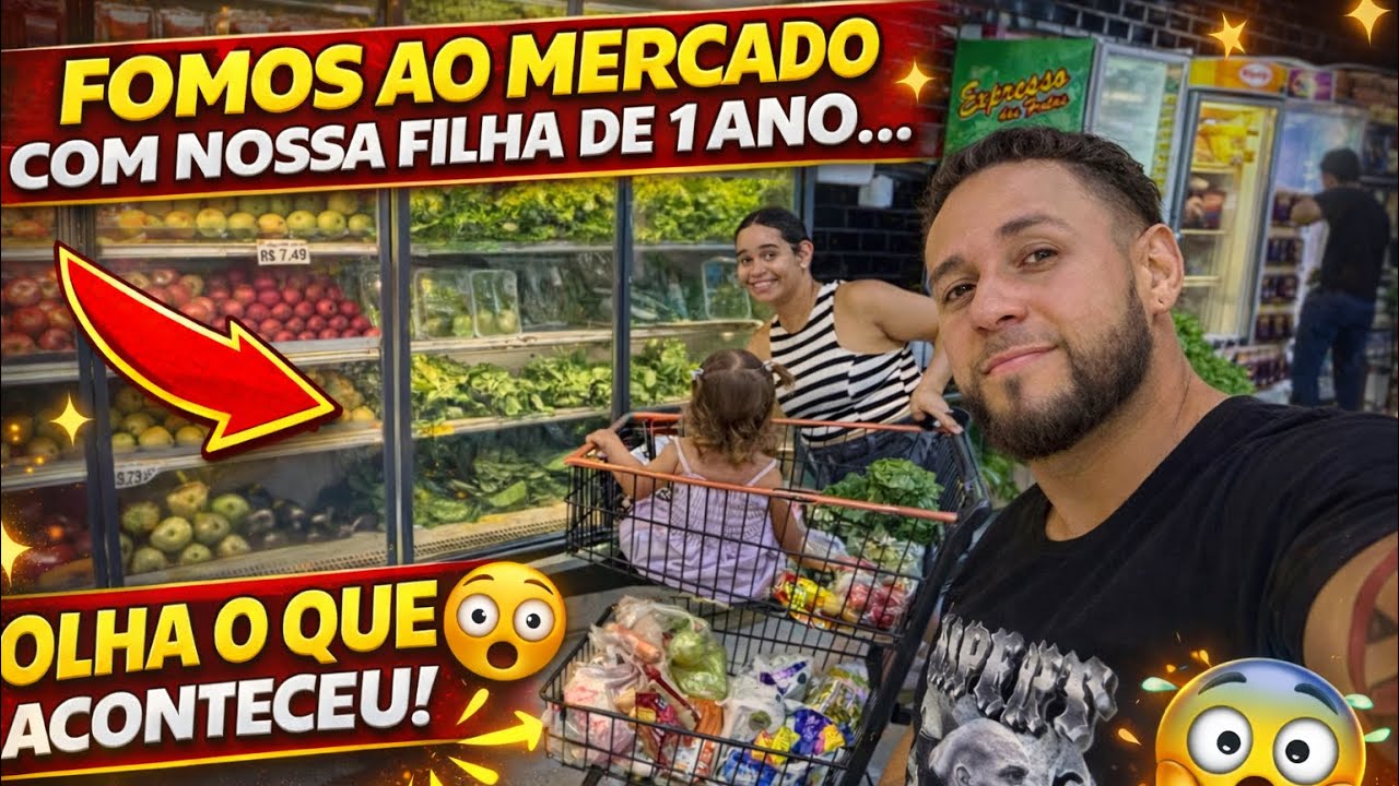 Comprinhas em Família no Mercado 🛒❤️