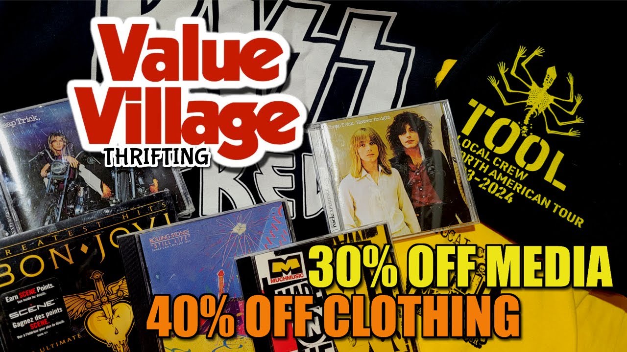 S1:E1 THRIFTING - Value Village Heavy Metal Shirts, CDs & Vintage Board Game & Toy Finds!