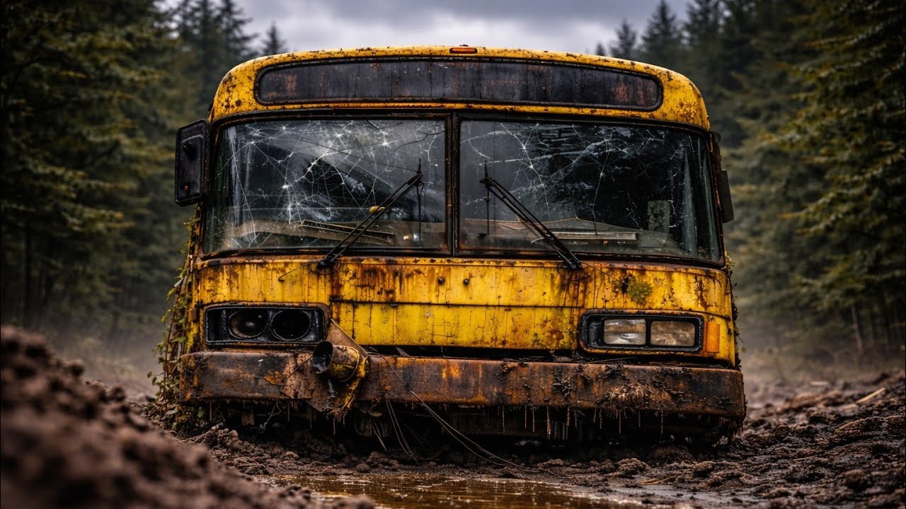 Abandoned Mud Bus to Brand New! Complete Garage Restoration Process