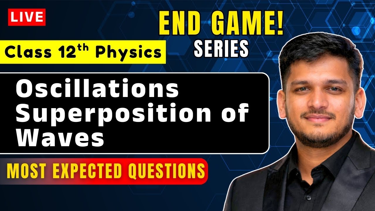Most Important Questions | Oscillations & Superposition of Waves | Physics -1 | END GAME SERIES
