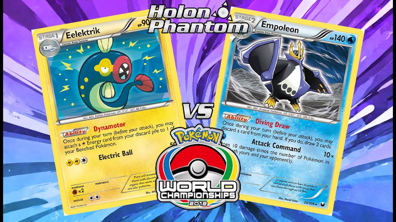 Ретро-формат 2012 Pokemon TCG Battle! Eelektrik/Mewtwo против Empoleon!