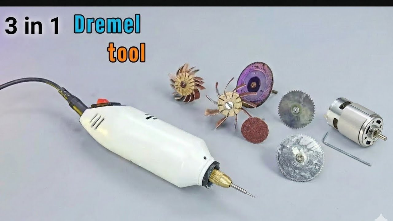 How to make Dremel tool 🔫 👏 550 moter se rotary tool kaise banaye