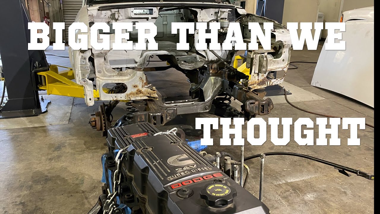 Fitting The 5.9 Cummins In the Ford Ranger. (Episode 3)