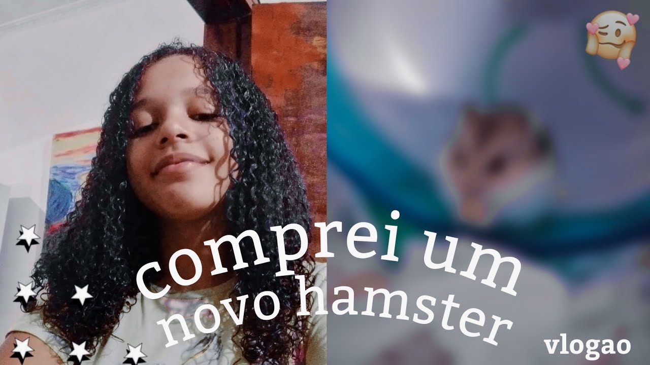 comprei meu novo hamster + comprinhas 🐹