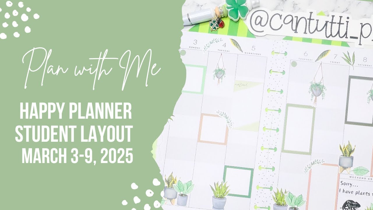 Plan with Me | Catch-All Planner | March 3-9, 2025