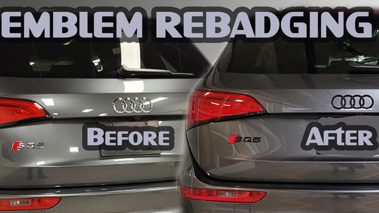 Quick & EZ car emblem rebadging