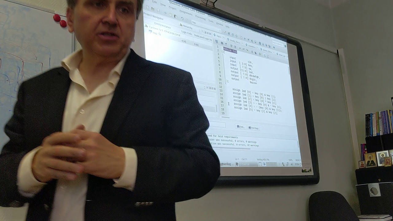 РОСНАНО+РУТ 2.3: Упражнения с Intel / Altera Quartus для синтеза цифровой логики