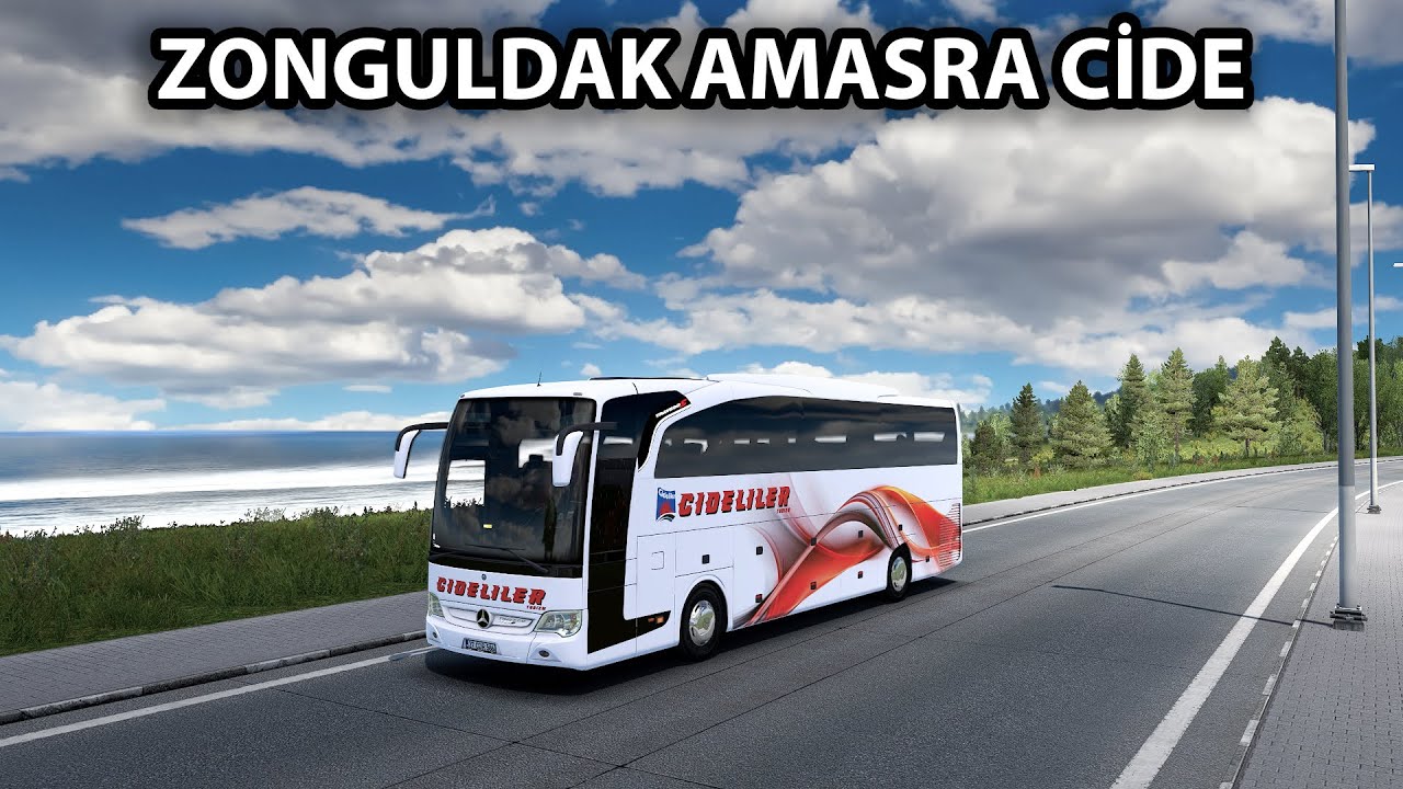 Zonguldak - Amasra - Cide Seferi | Travego 15 SHD 2015 | ETS 2 1.57 Türkiye Haritası