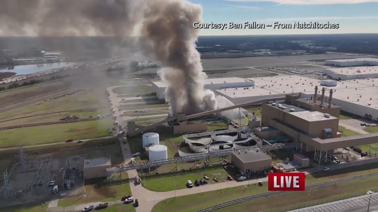Fire at Shreveport factory brings large firefighter presence