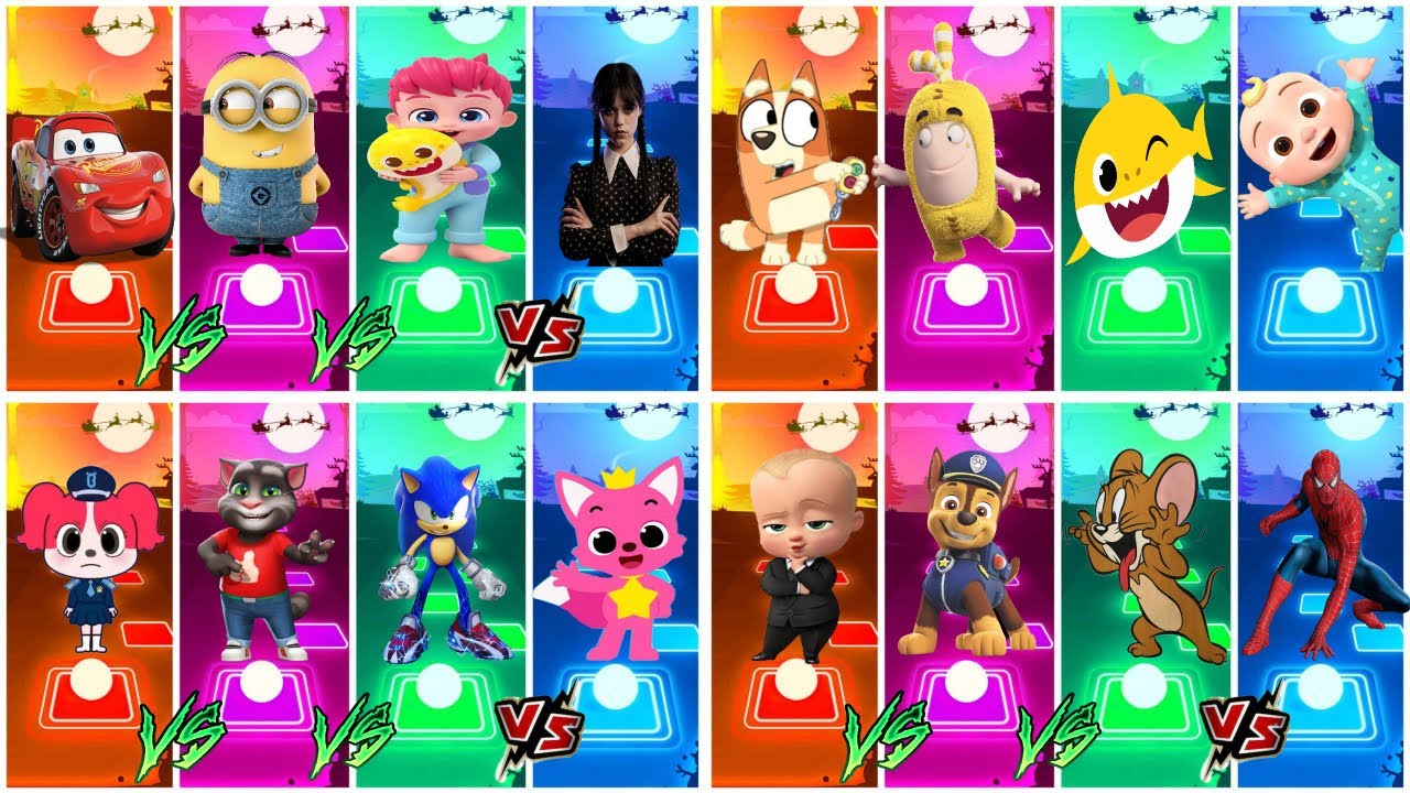 BUS EATER 🆚 EXTRA SLIDE 🆚 SKIBIDI TOILET 🆚 HOUSE HEAD 🆚 ODDBODS | Tiles Hop EDM Rush Coffin Danc
