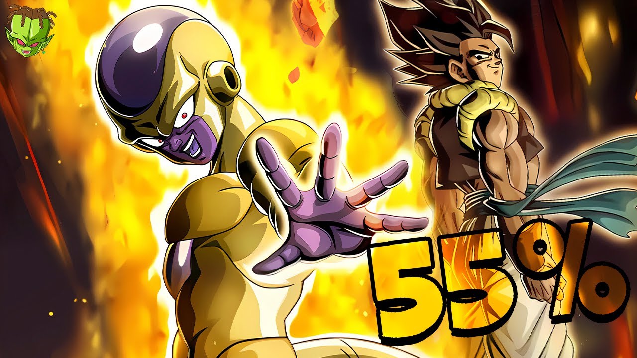 GOLDEN FRIEZA ESTA ROTO ROTO! 55% SOLO GOLDEN FRIEZA SHOWCASE |  Dokkan Battle