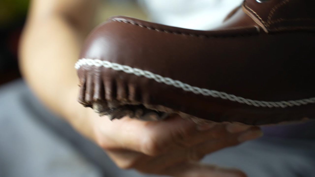 How It's Made:Handmade shoes with Norwegian stitching [asmr]