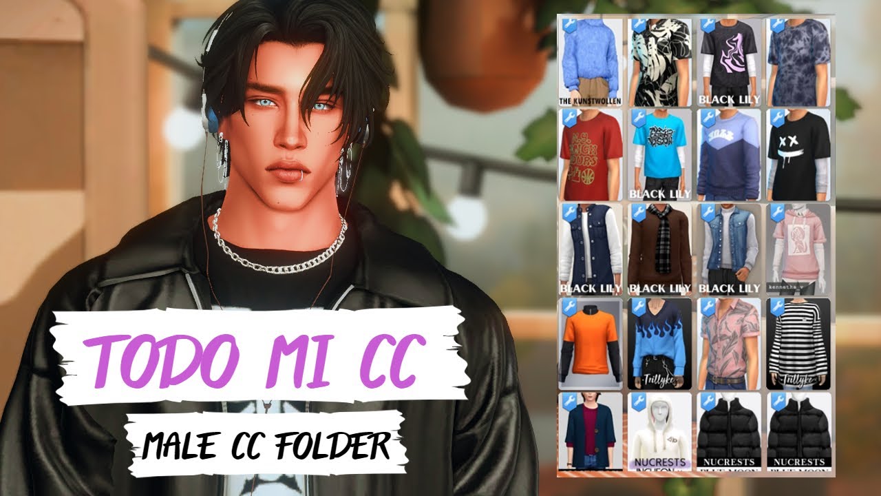✅DESCARGA TODA MI CARPETA DE CC PARA HOMBRES 5gb 📁| Los sims 4
