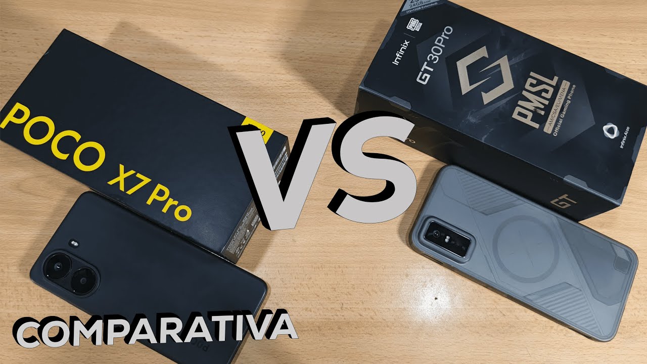 Comparativa Poco X7 Pro VS Infinx GT 30 Pro - Poco Gana