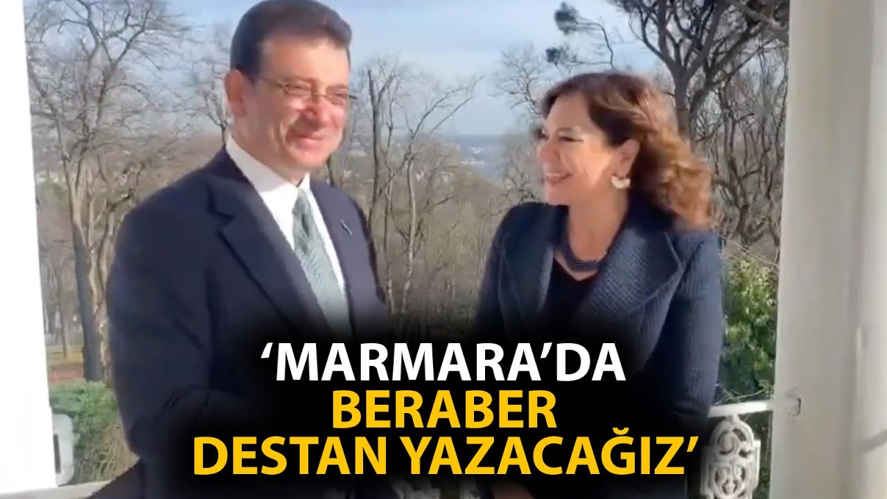 Ekrem İmamoğlu ve Candan Yüceer: Beraber Marmara'da destan yazacağız!