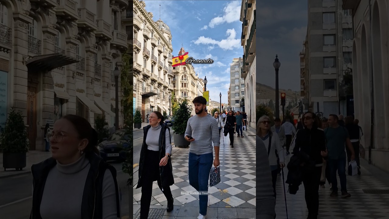 📍GRANADA 🇪🇸 Walking Tour - World's Most Beautiful Cities - Andalusia, Spain #travel #europe #spain