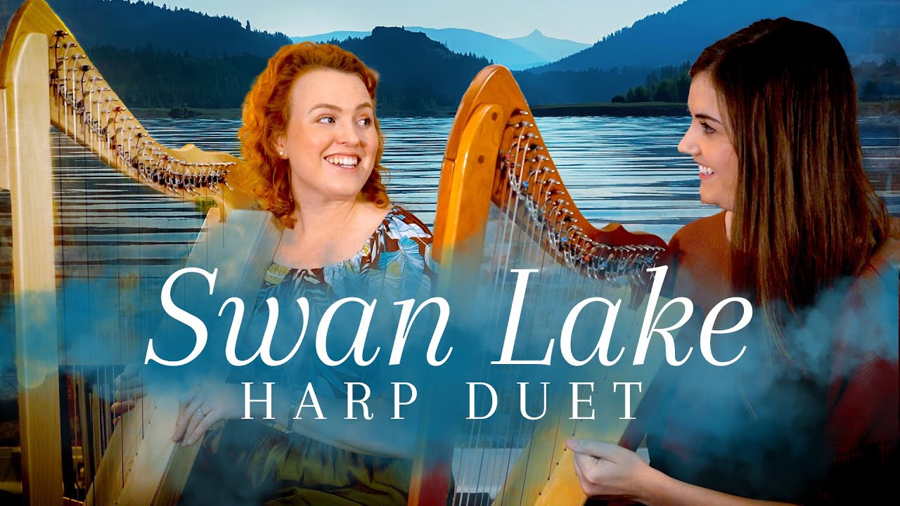 Swan Lake... on two small Harps!