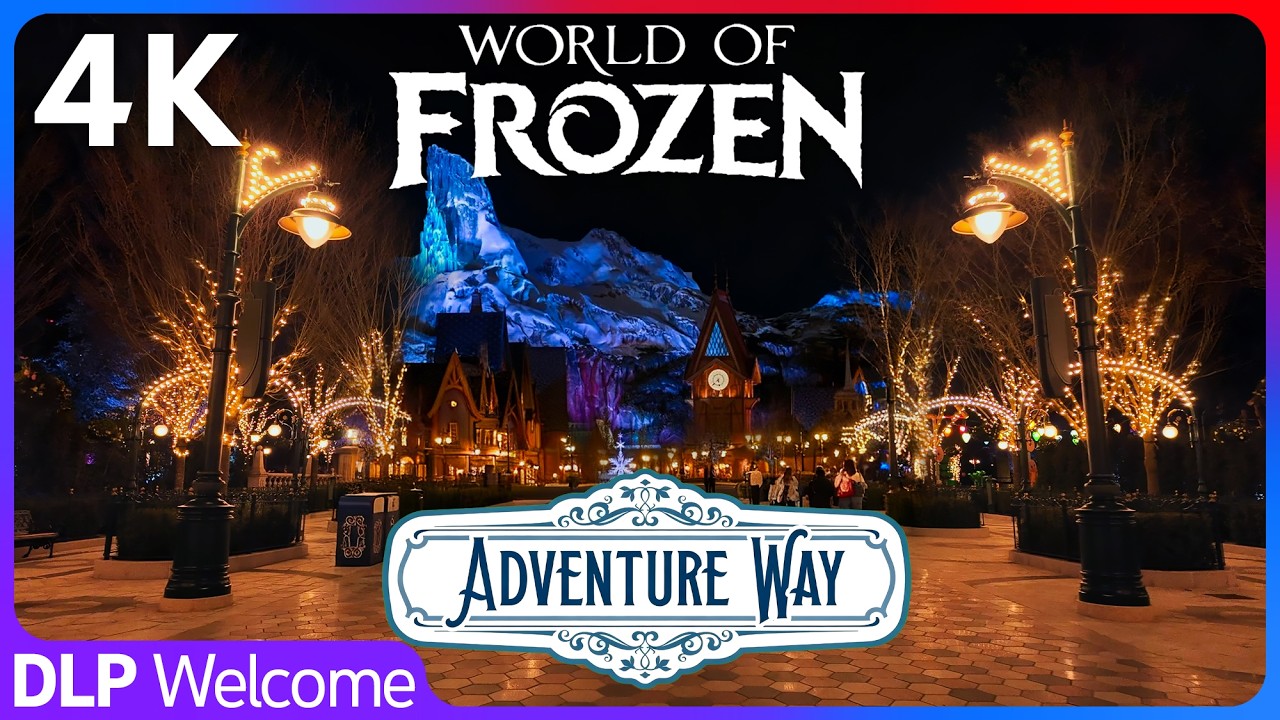 【NEW】Walkthrough Advenure Way to World of Frozen [4K POV] Disney Adventure World - Disneyland Paris