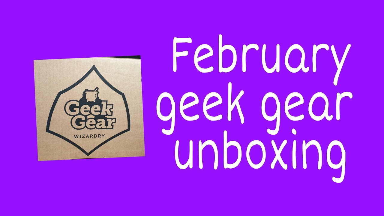 geek gear February wizardry subscription box